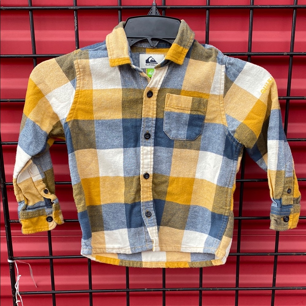 Quiksilver plaid flannel
